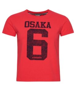 Osaka Entry Tee Superdry in Red