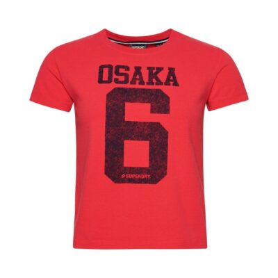 Osaka Entry Tee Superdry in Red